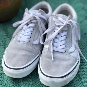 Vans Old Skool Gray Shoe Men’s 6.5 Women’s 8, Excellent Used Condition